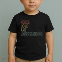 Peace Love And Understanding Inspirational Toddler T-Shirt thumb 2