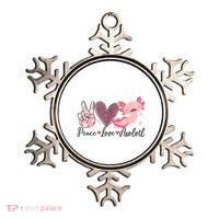 Peace Love Axolotl Heart Leopard Gift Nager Ornament thumb 0