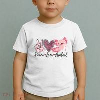 Peace Love Axolotl Heart Leopard Gift Nager Toddler T-Shirt thumb 2