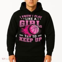 Play Like A Girl Basketball Hoodie thumb 2