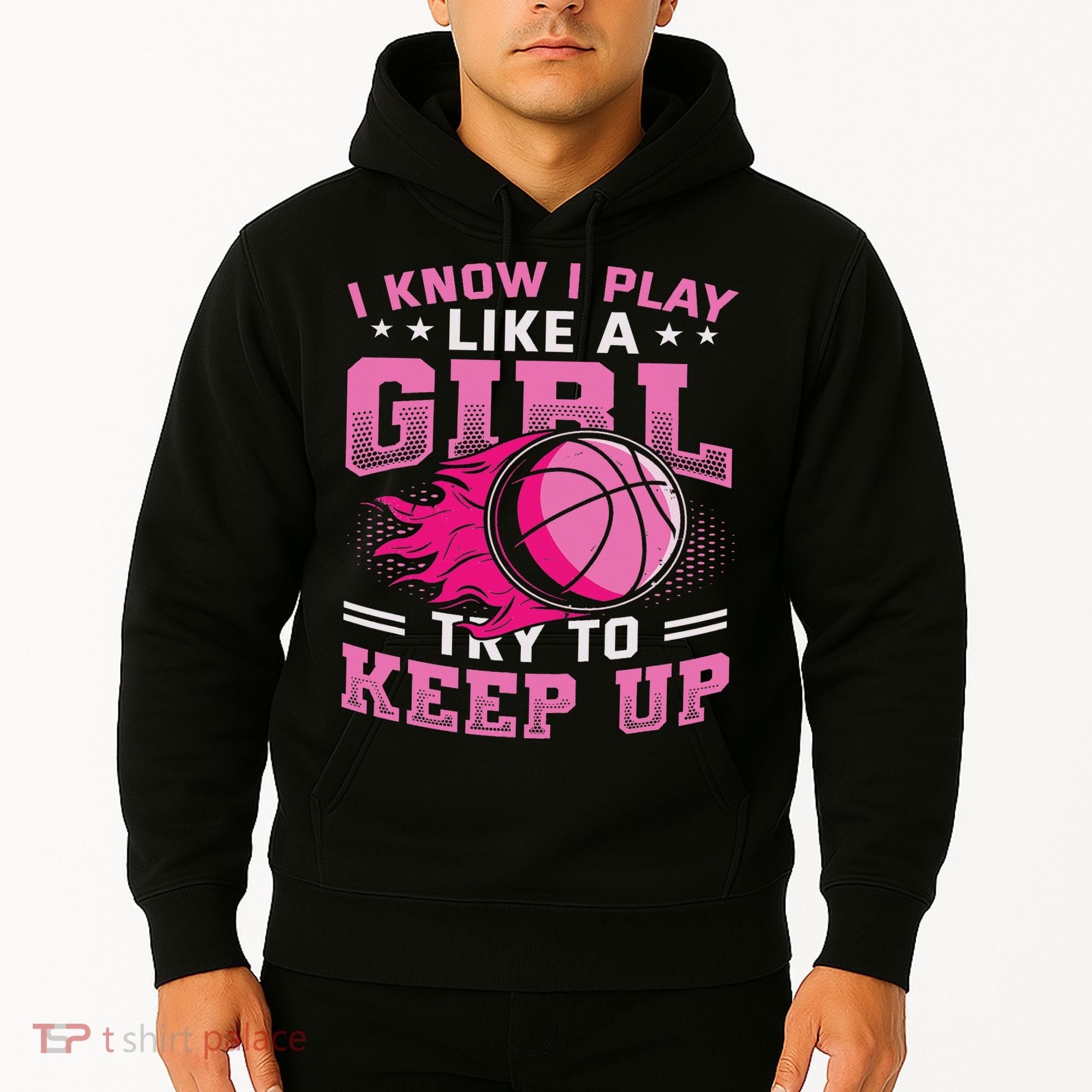 Play Like A Girl Basketball Hoodie