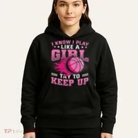 Play Like A Girl Basketball Hoodie thumb 5