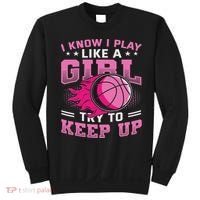 Play Like A Girl Basketball Sweatshirt thumb 0