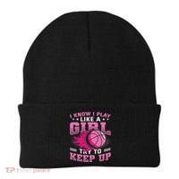 Play Like A Girl Basketball Beanie thumb 0