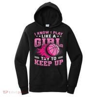 Play Like A Girl Basketball Women's Hoodie thumb 0