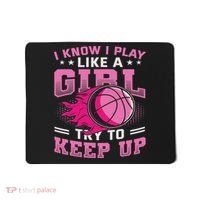 Play Like A Girl Basketball Mousepad thumb 0