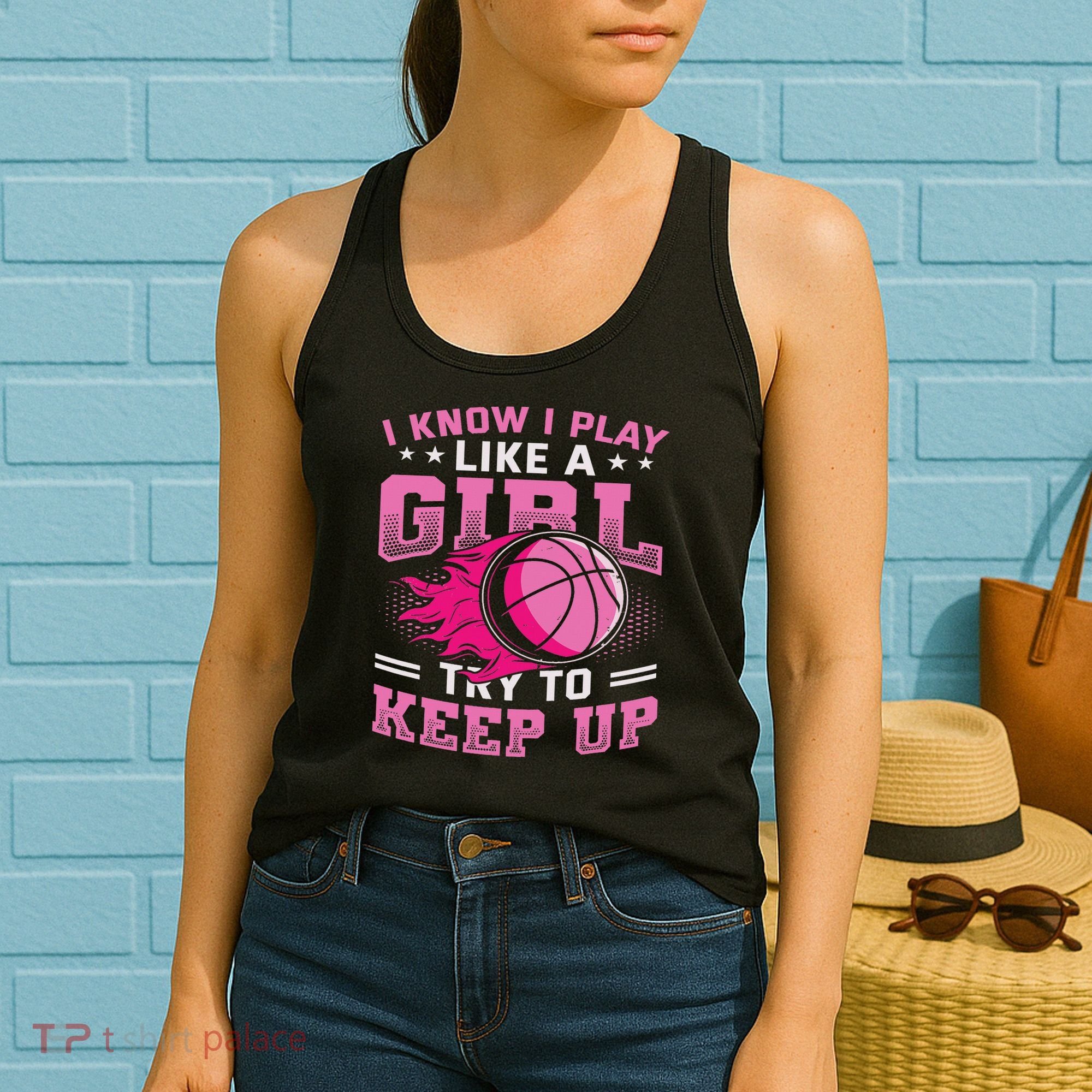 Play Like A Girl Basketball Women's Tank Top