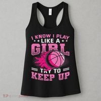Play Like A Girl Basketball Women's Tank Top thumb 3