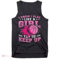 Play Like A Girl Basketball Tank Top thumb 0