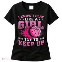 Play Like A Girl Basketball Women's T-Shirt thumb 0