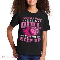 Play Like A Girl Basketball Kids T-Shirt thumb 2