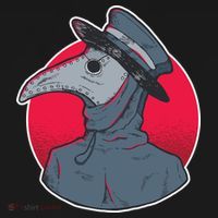 Plague Doctor Mask Bucket Hat thumb 4