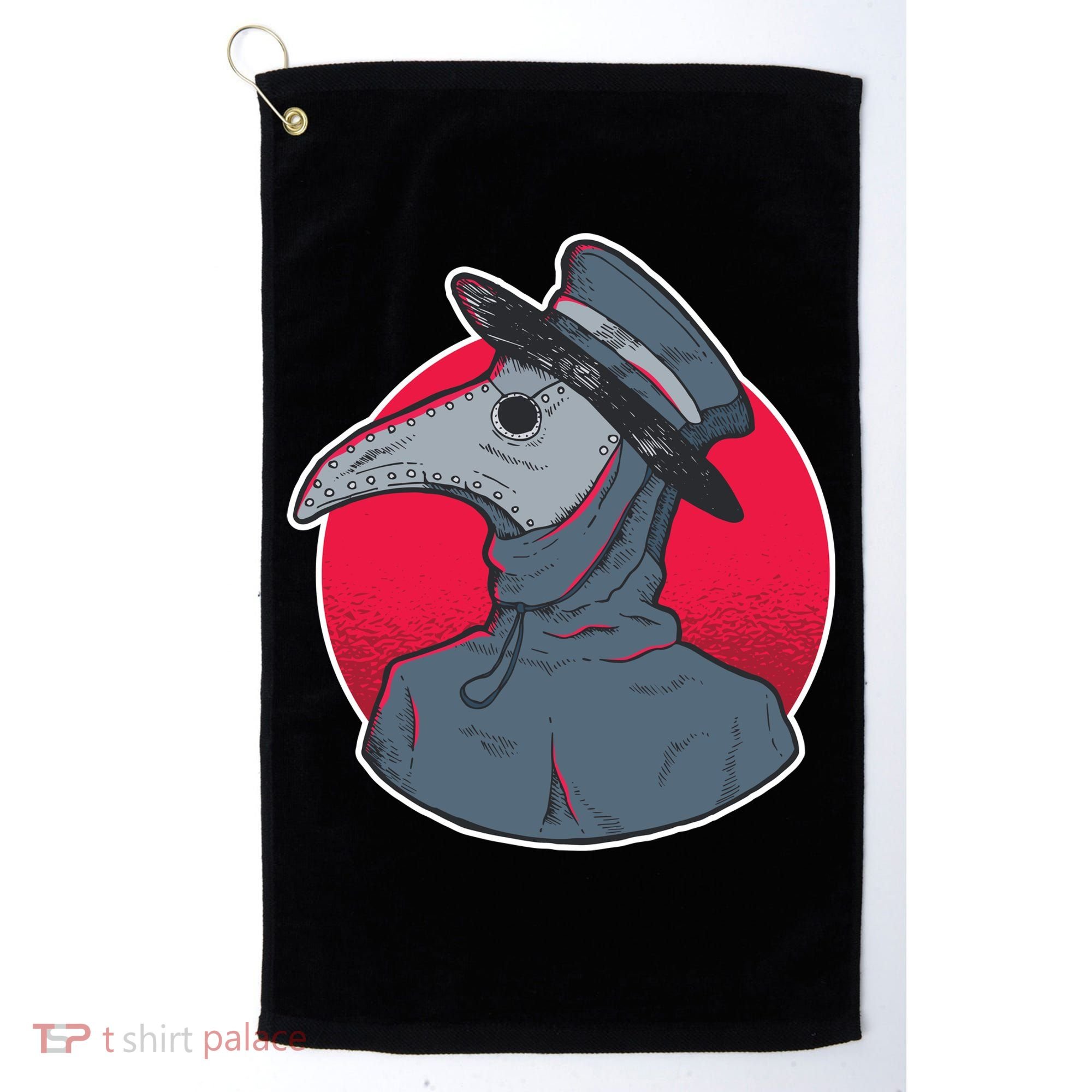 Plague Doctor Mask Golf Towel