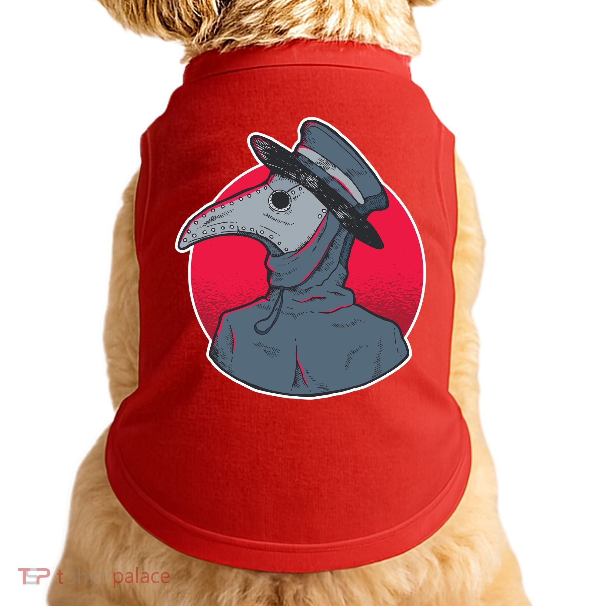 Plague Doctor Mask Doggie Tank