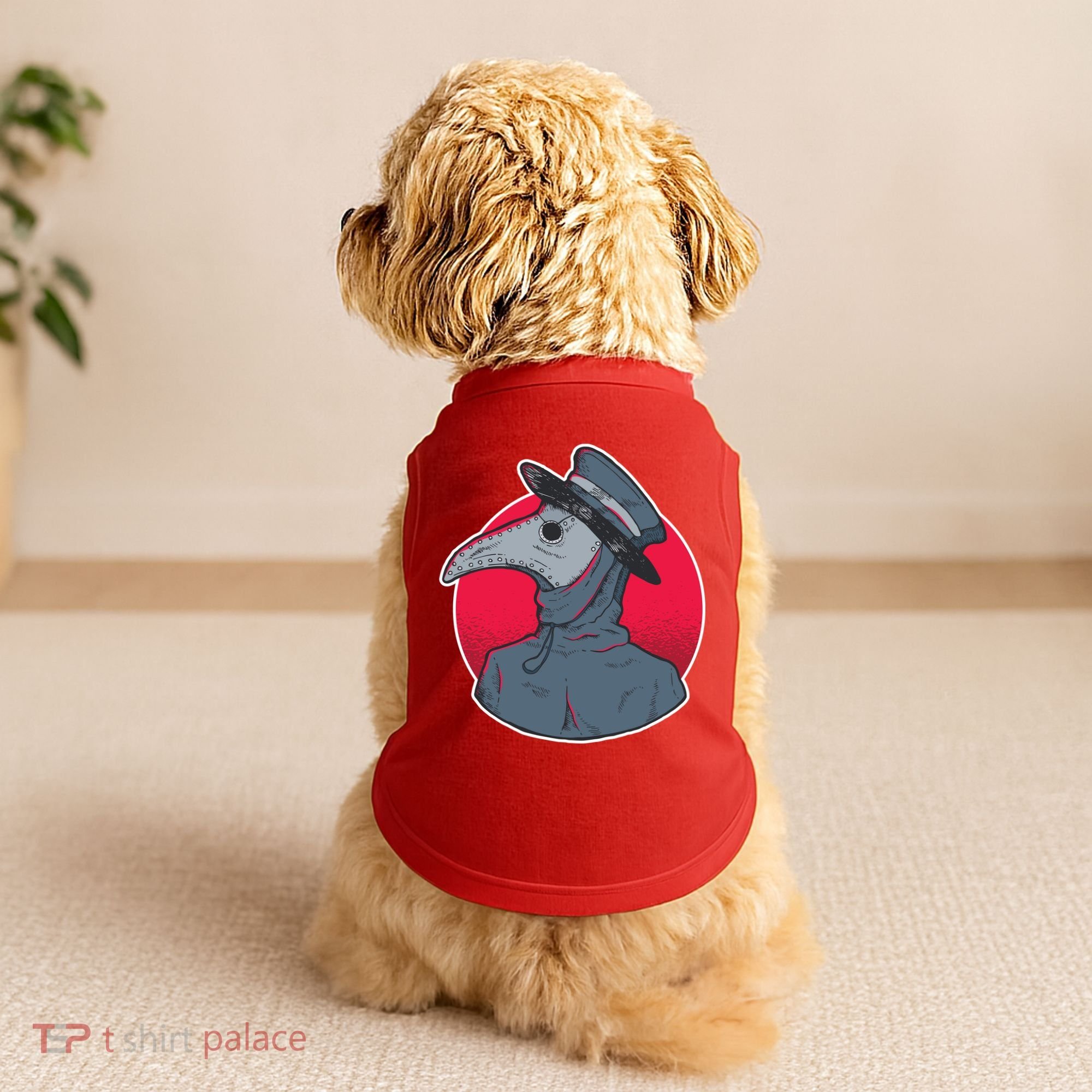 Plague Doctor Mask Doggie Tank