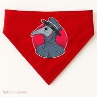Plague Doctor Mask USA-Made Doggie Bandana thumb 0