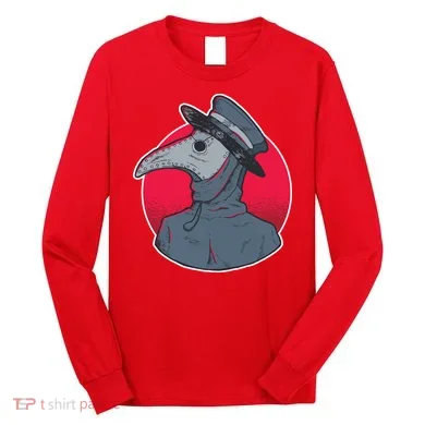 Plague Doctor Mask Long Sleeve Shirt