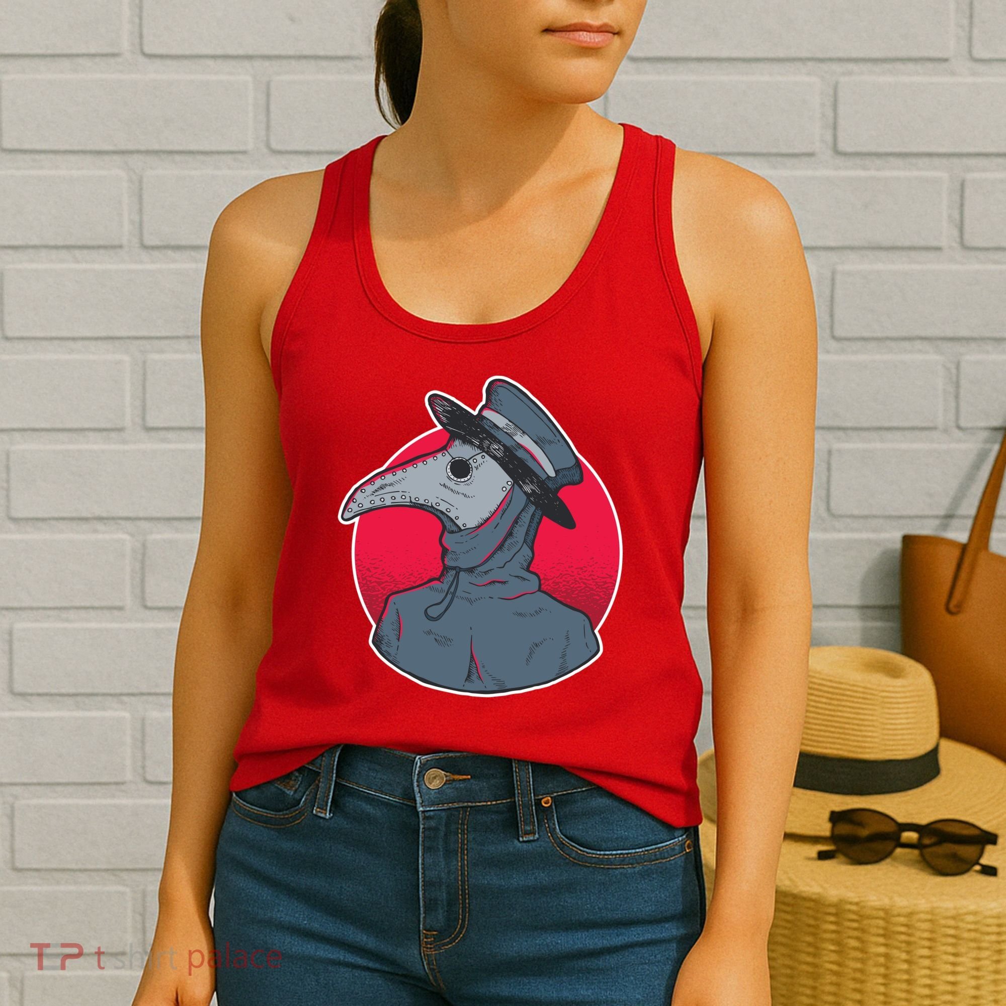 Plague Doctor Mask Women's Tank Top