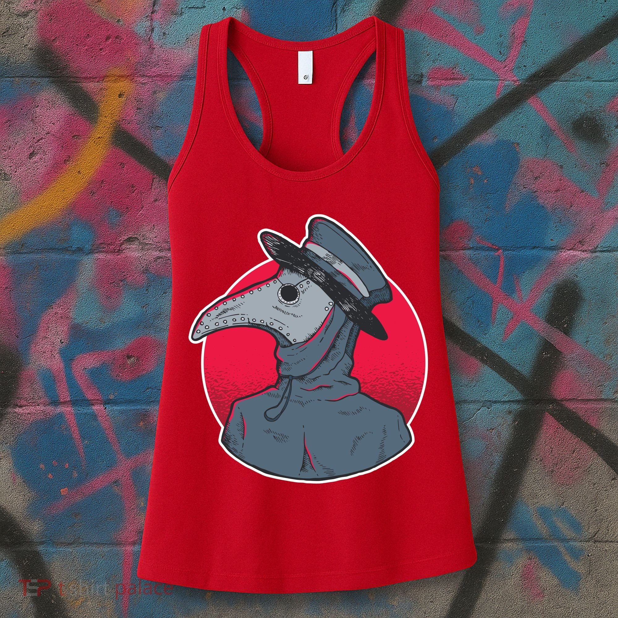Plague Doctor Mask Women's Tank Top