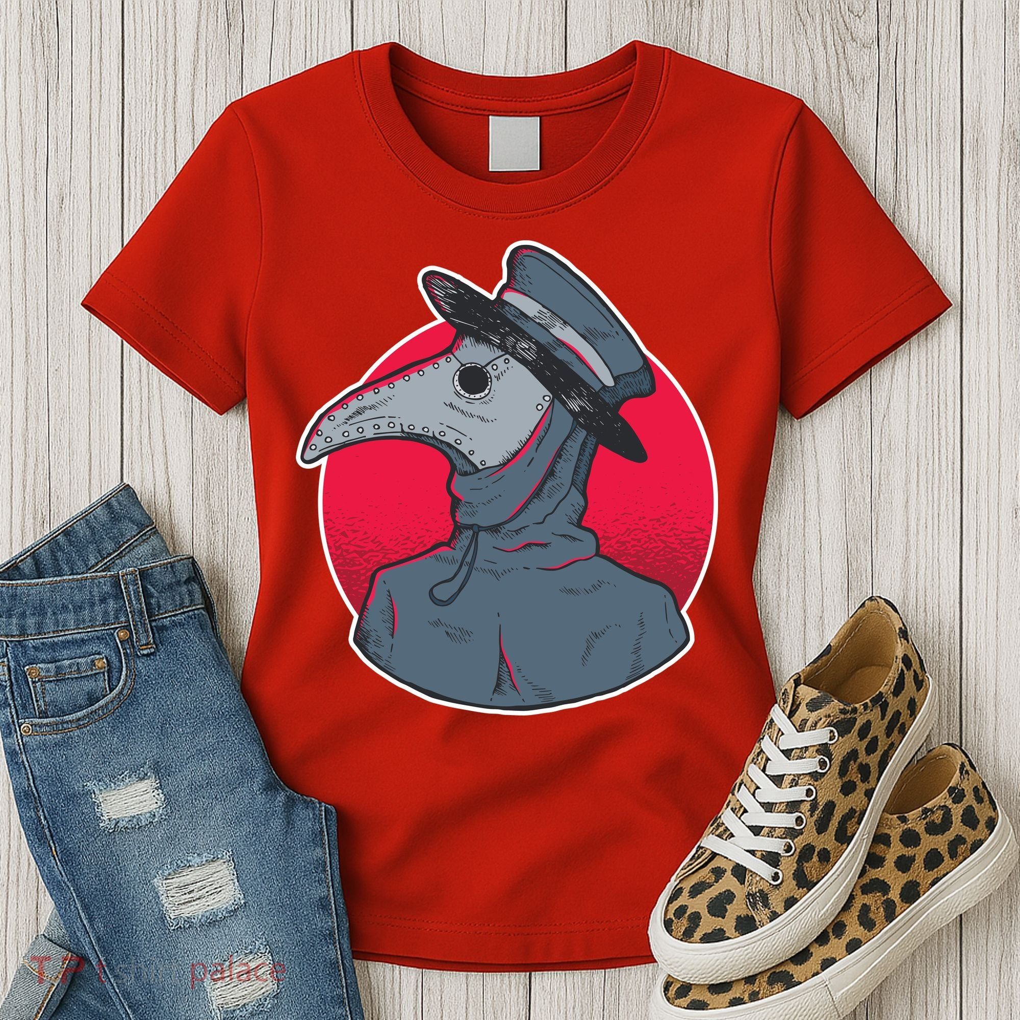 Plague Doctor Mask Women's T-Shirt