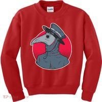 Plague Doctor Mask Kids Sweatshirt thumb 0