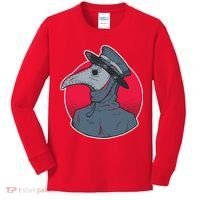 Plague Doctor Mask Kids Long Sleeve Shirt thumb 0