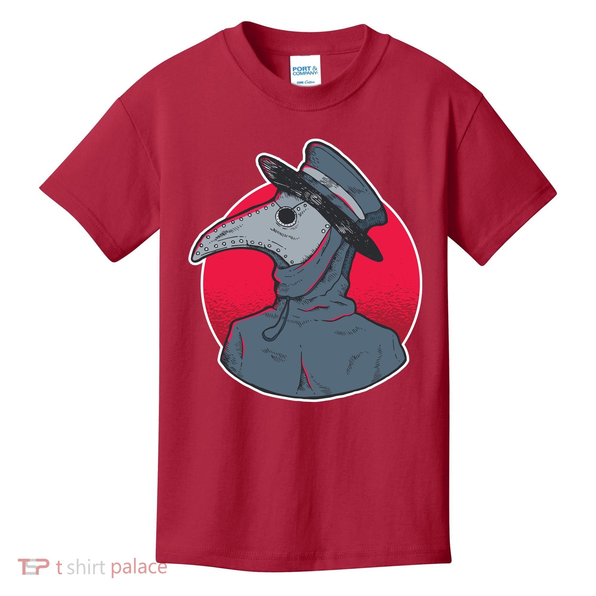 Plague Doctor Mask Kids T-Shirt
