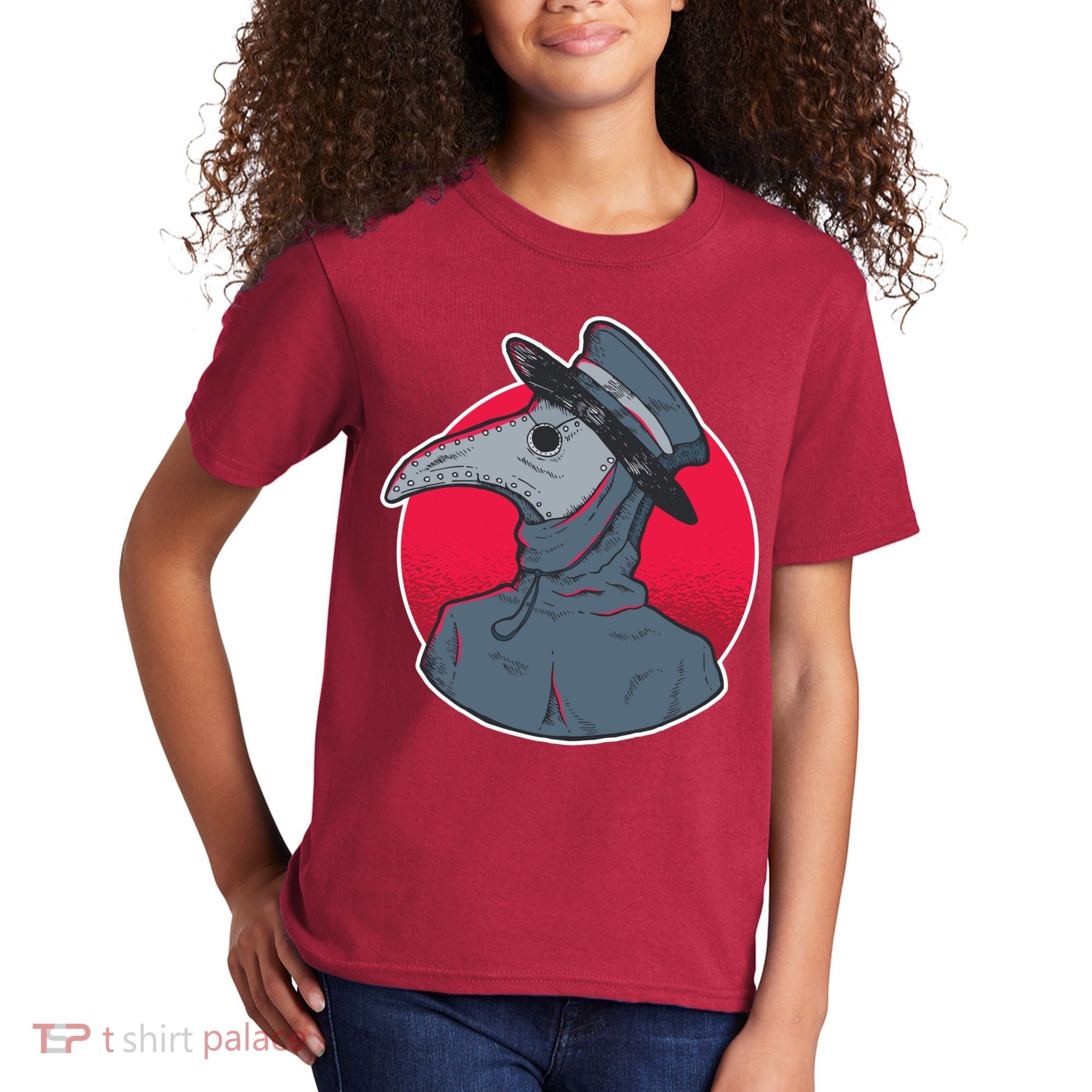 Plague Doctor Mask Kids T-Shirt