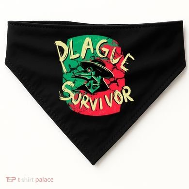 Plague Survivor USA-Made Doggie Bandana