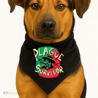 Plague Survivor USA-Made Doggie Bandana thumb 1
