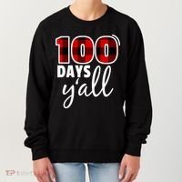 Plaid 100 Days Y'all Funny 100th Day Of School Women's Sweatshirt thumb 0