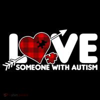 Plaid Love Someone With Autism Visor thumb 3