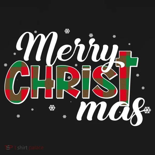 Plaid Merry Christmas Christ Bucket Hat