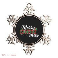 Plaid Merry Christmas Christ Ornament thumb 0