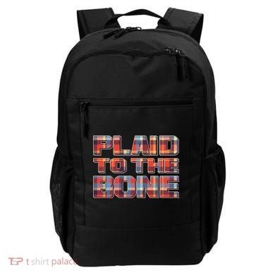 Plaid To The Bone Backpack