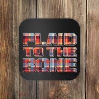 Plaid To The Bone Coaster thumb 0