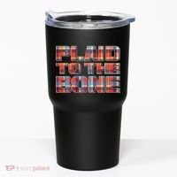Plaid To The Bone Tumbler thumb 0