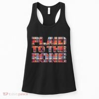 Plaid To The Bone Women's Tank Top thumb 0