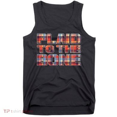Plaid To The Bone Tank Top