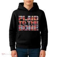 Plaid To The Bone Kids Hoodie thumb 4