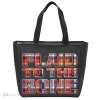 Plaid To The Bone Tote Bag thumb 0