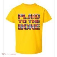 Plaid To The Bone Toddler T-Shirt thumb 0