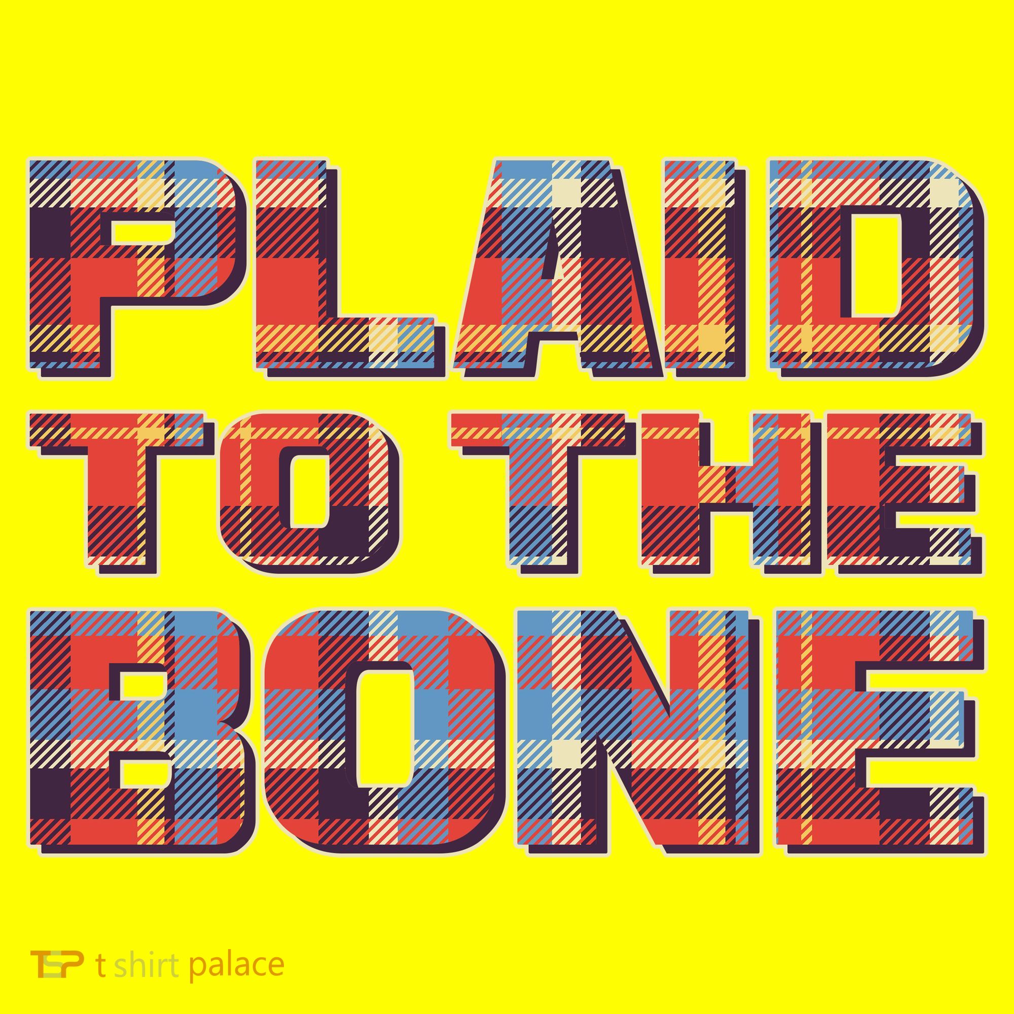 Plaid To The Bone Toddler T-Shirt