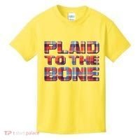 Plaid To The Bone Kids T-Shirt thumb 0