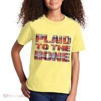 Plaid To The Bone Kids T-Shirt thumb 2
