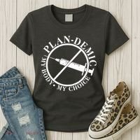 Plan-Demic My Body My Choice Women's T-Shirt thumb 3