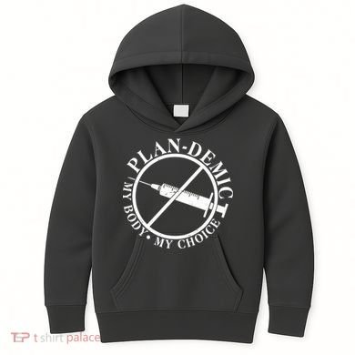 Plan-Demic My Body My Choice Kids Hoodie