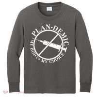 Plan-Demic My Body My Choice Kids Long Sleeve Shirt thumb 0