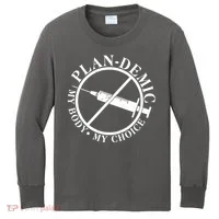 Plan-Demic My Body My Choice Kids Long Sleeve Shirt thumb 0