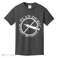 Plan-Demic My Body My Choice Kids T-Shirt thumb 0